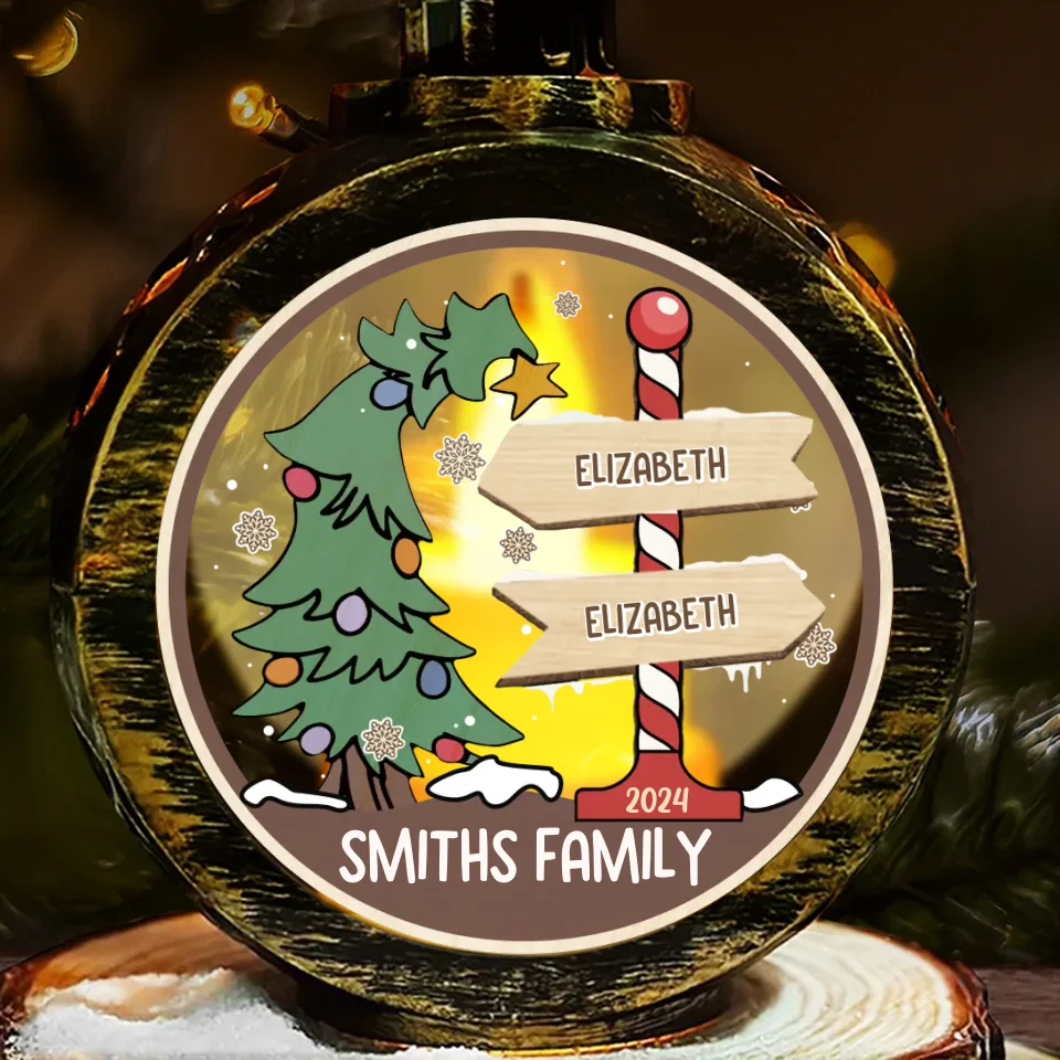 Family Is Where Life Begins And Love Never Ends - Family Personalized Custom Candlelight Lantern Ornament - Christmas Gift For Family Members - Image 2