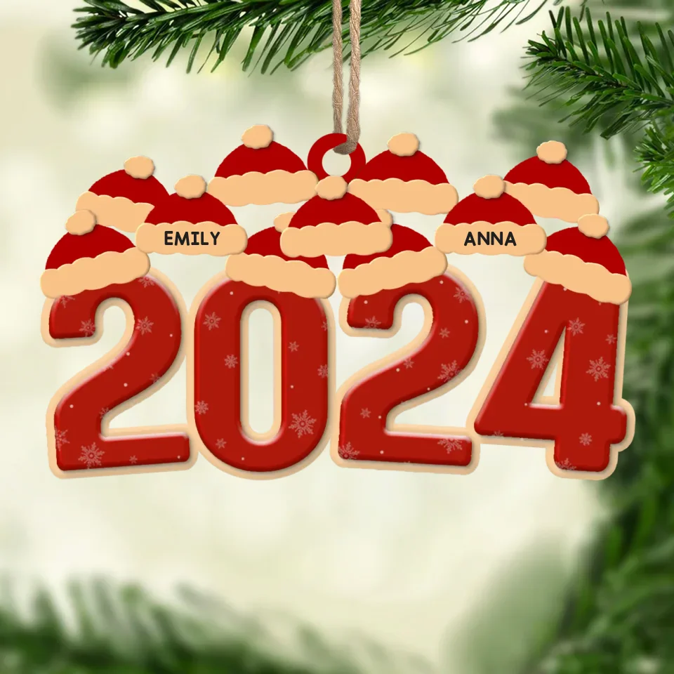 Family Makes Christmas Truly Special - Family Personalized Custom Ornament - Wood Custom Shaped - Christmas Gift For Family Members - Image 2