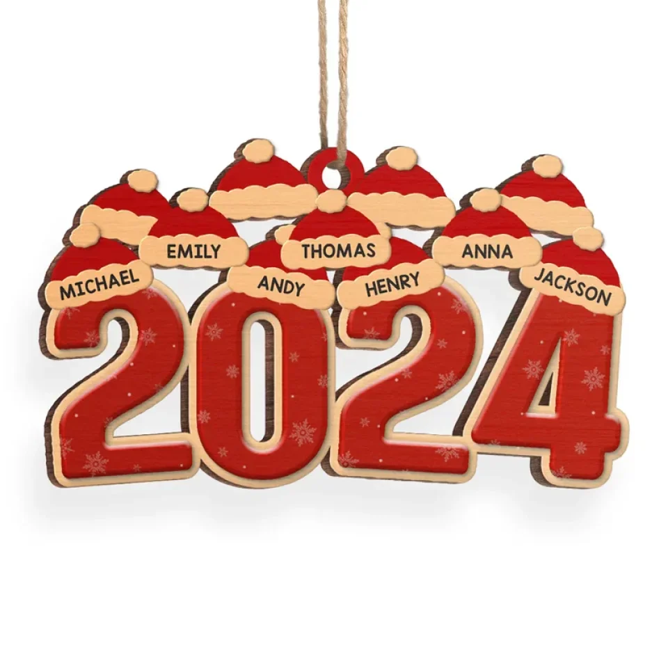 Family Makes Christmas Truly Special - Family Personalized Custom Ornament - Wood Custom Shaped - Christmas Gift For Family Members - Image 3