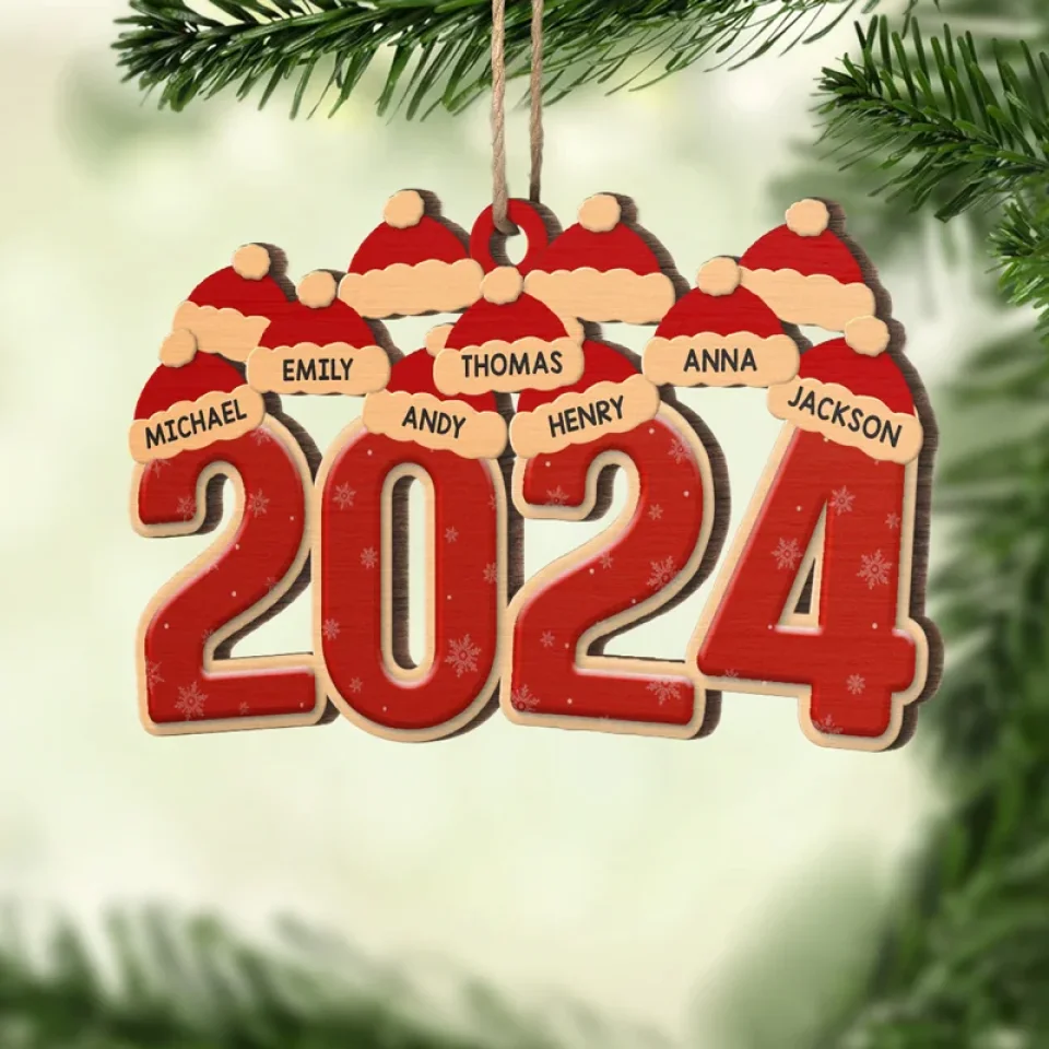 Family Makes Christmas Truly Special - Family Personalized Custom Ornament - Wood Custom Shaped - Christmas Gift For Family Members - Image 5