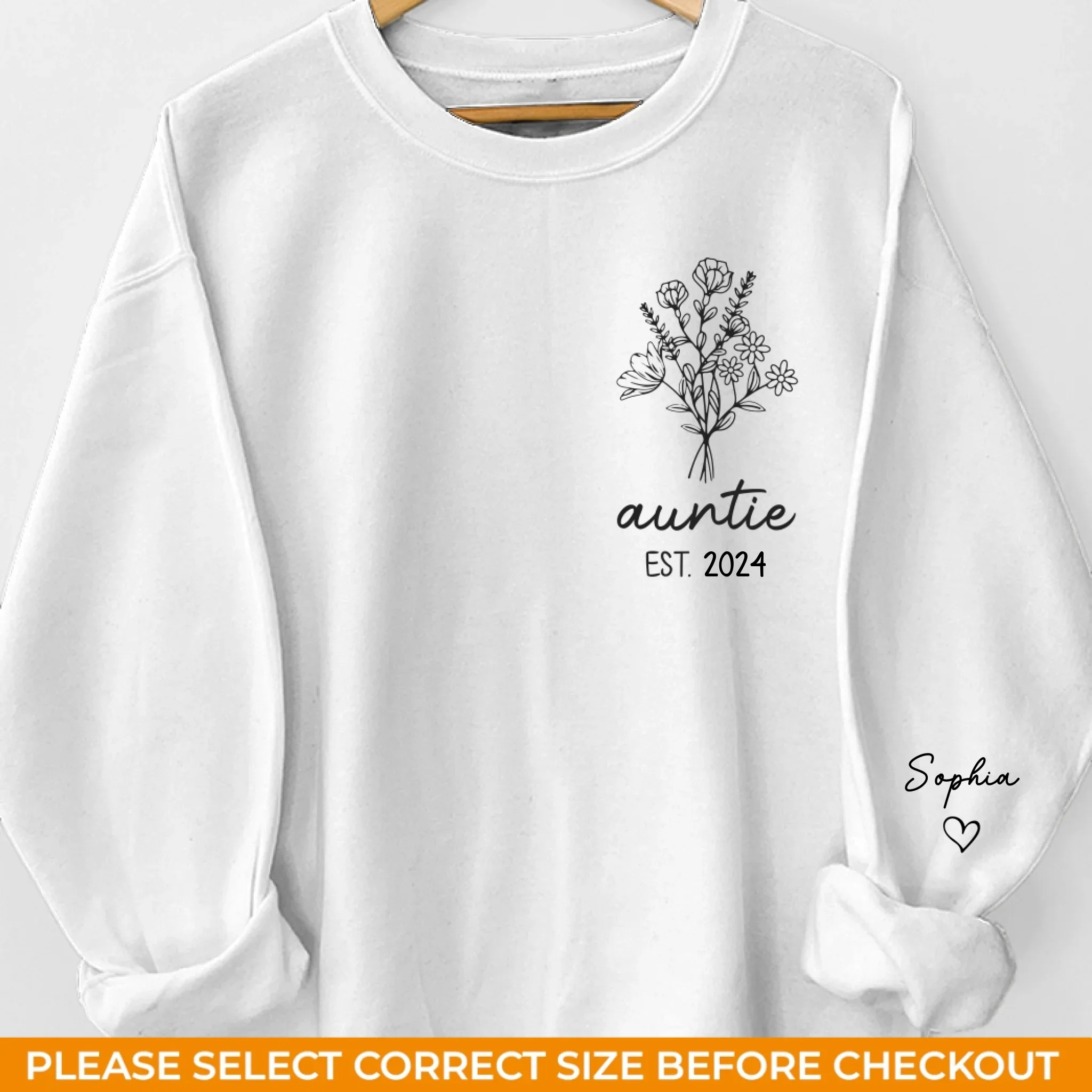 Family Means Nobody Gets Left Behind Or Forgotten - Family Personalized Custom Unisex Sweatshirt With Design On Sleeve - Gift For Family Members - Image 2
