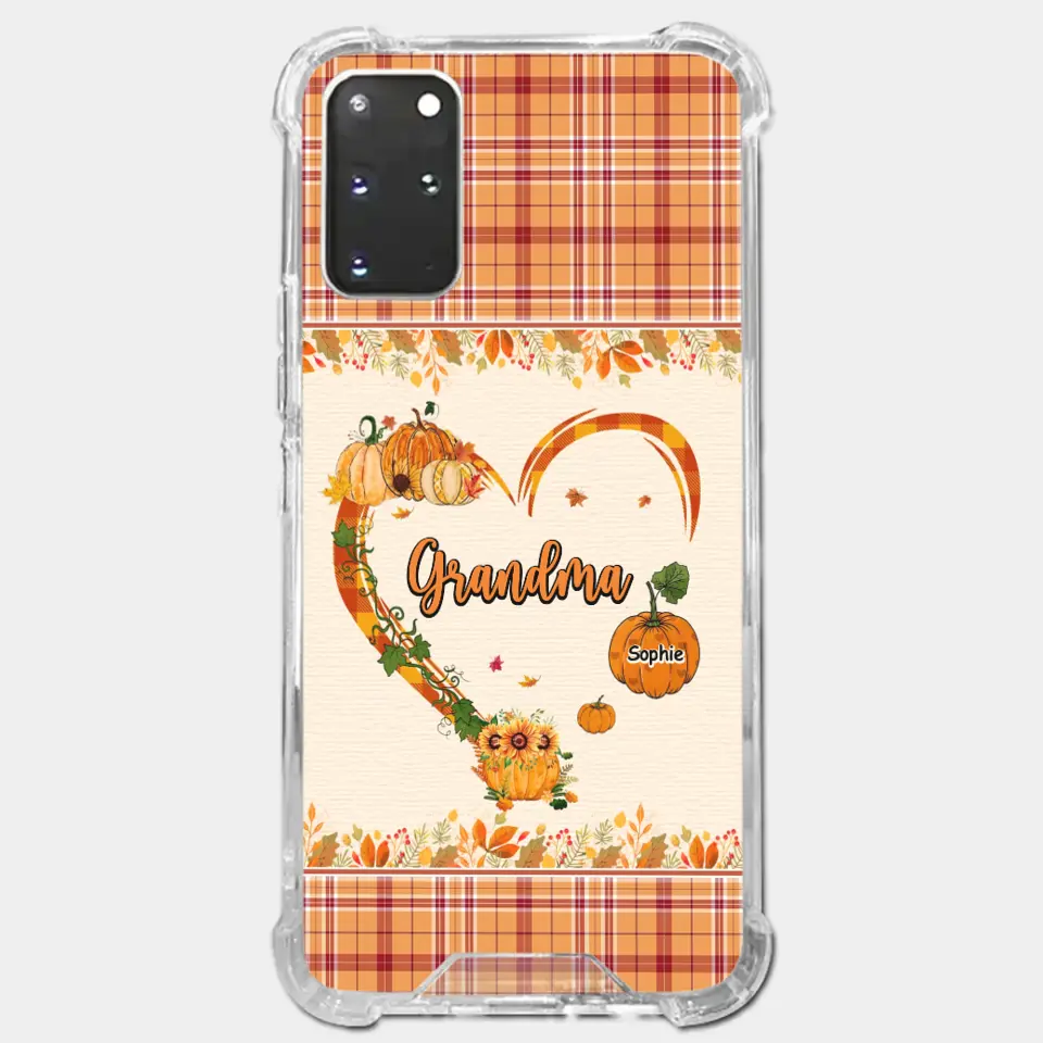 Family Time Is Like A Cozy Pumpkin Patch On A Crisp Autumn Day - Family Personalized Custom Clear Phone Case - Autumn Fall Gift For Grandma - Image 40