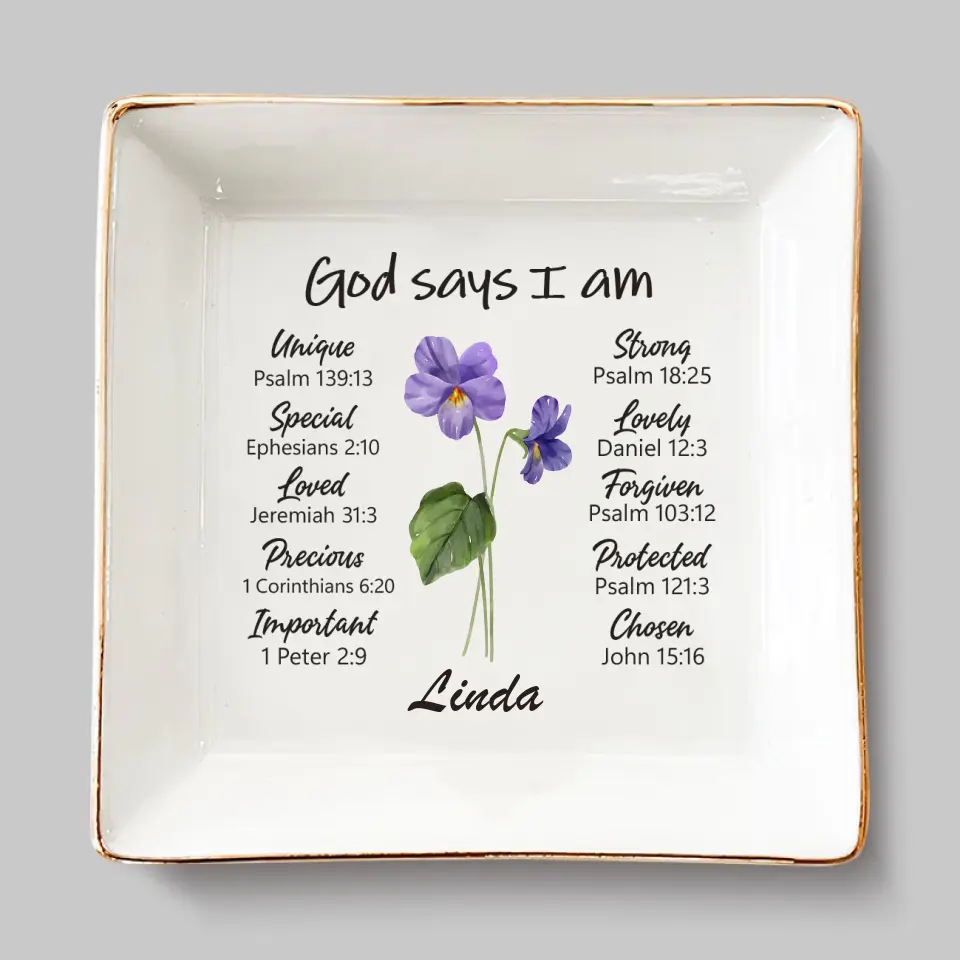 Fate Chooses Our Relatives, We Choose Our Friends - Bestie Personalized Custom Jewelry Dish - Gift For Best Friends, BFF, Sisters - Image 2