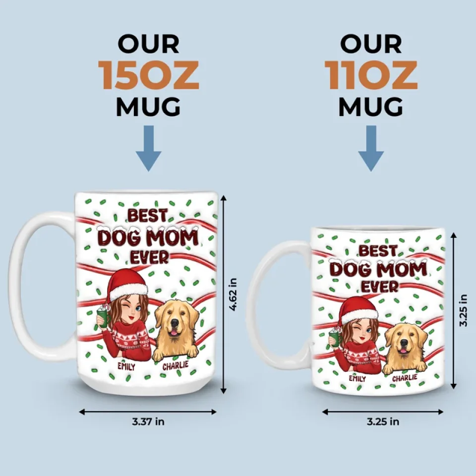 Feline Jolly This Christmas - Dog & Cat Personalized Custom 3D Inflated Effect Printed Mug - Christmas Gift For Pet Owners, Pet Lovers - Image 6