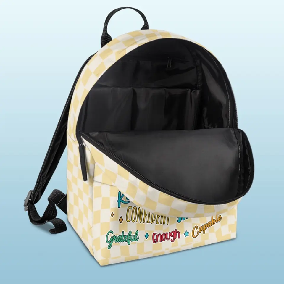 First Day Of School! Wake Up! - Personalized Custom Kid Backpack - Back To School Gift For Kid - Image 5