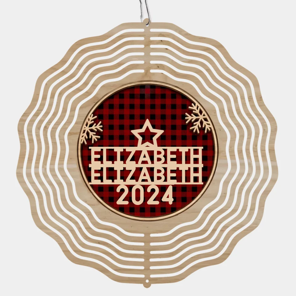 For It Is In Giving That We Receive - Family Personalized Custom Wind Spinner - Christmas Gift For Family Members - Image 2