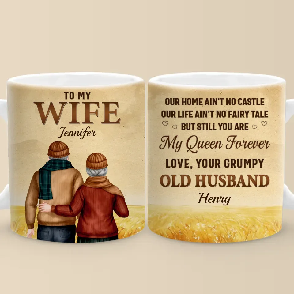 Forever And Always, My Love - Couple Personalized Custom Mug - Christmas Gift For Husband Wife, Anniversary - Image 2
