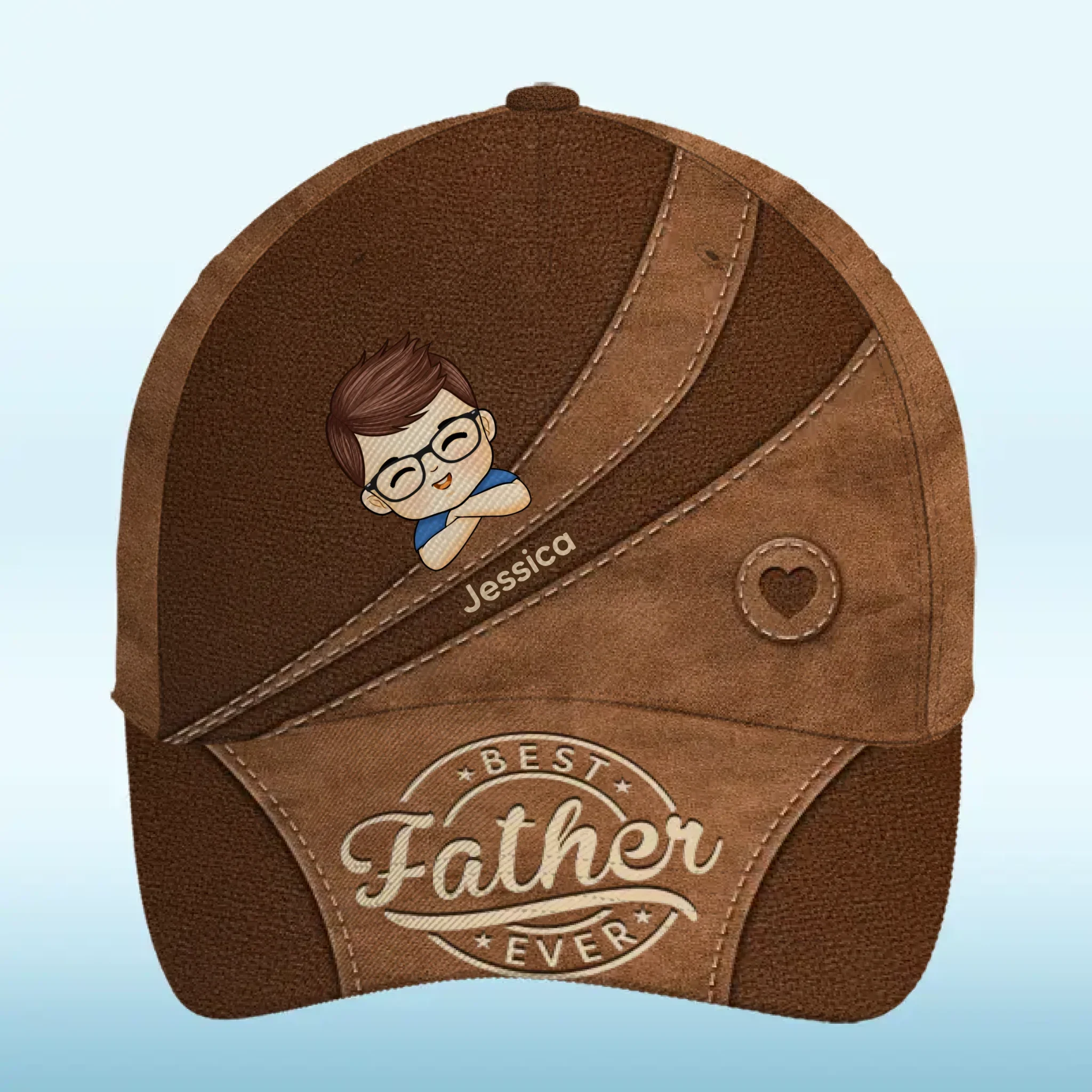 Forever Grateful, Always Loved - Family Personalized Custom Hat, All Over Print Classic Cap - Gift For Family Members - Image 2