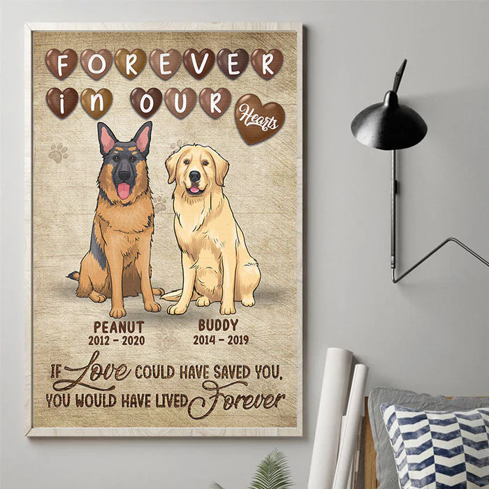 Forever In Our Hearts - Personalized Vertical Poster - Image 3