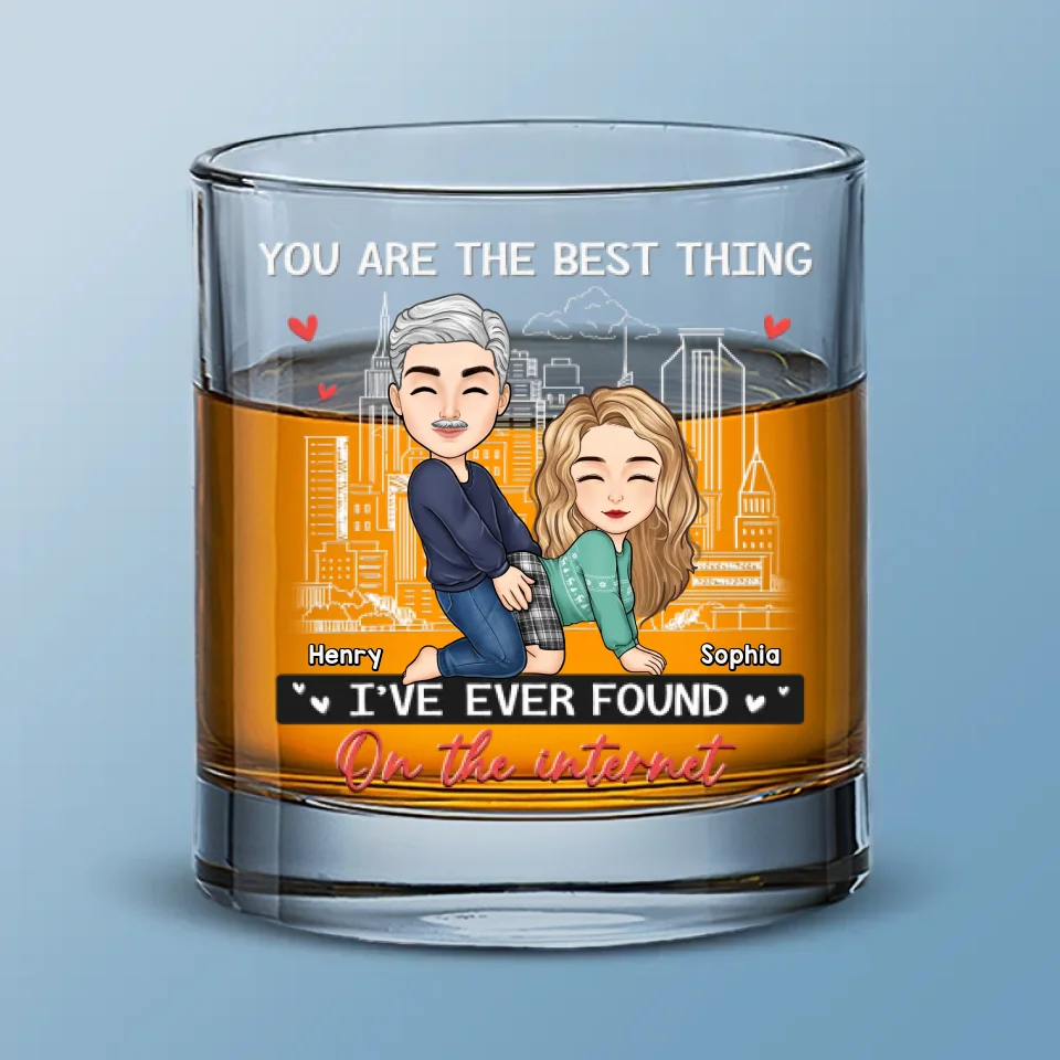 Forever Is Better With You - Couple Personalized Custom Whiskey Glass - Gift For Husband Wife, Anniversary - Image 2