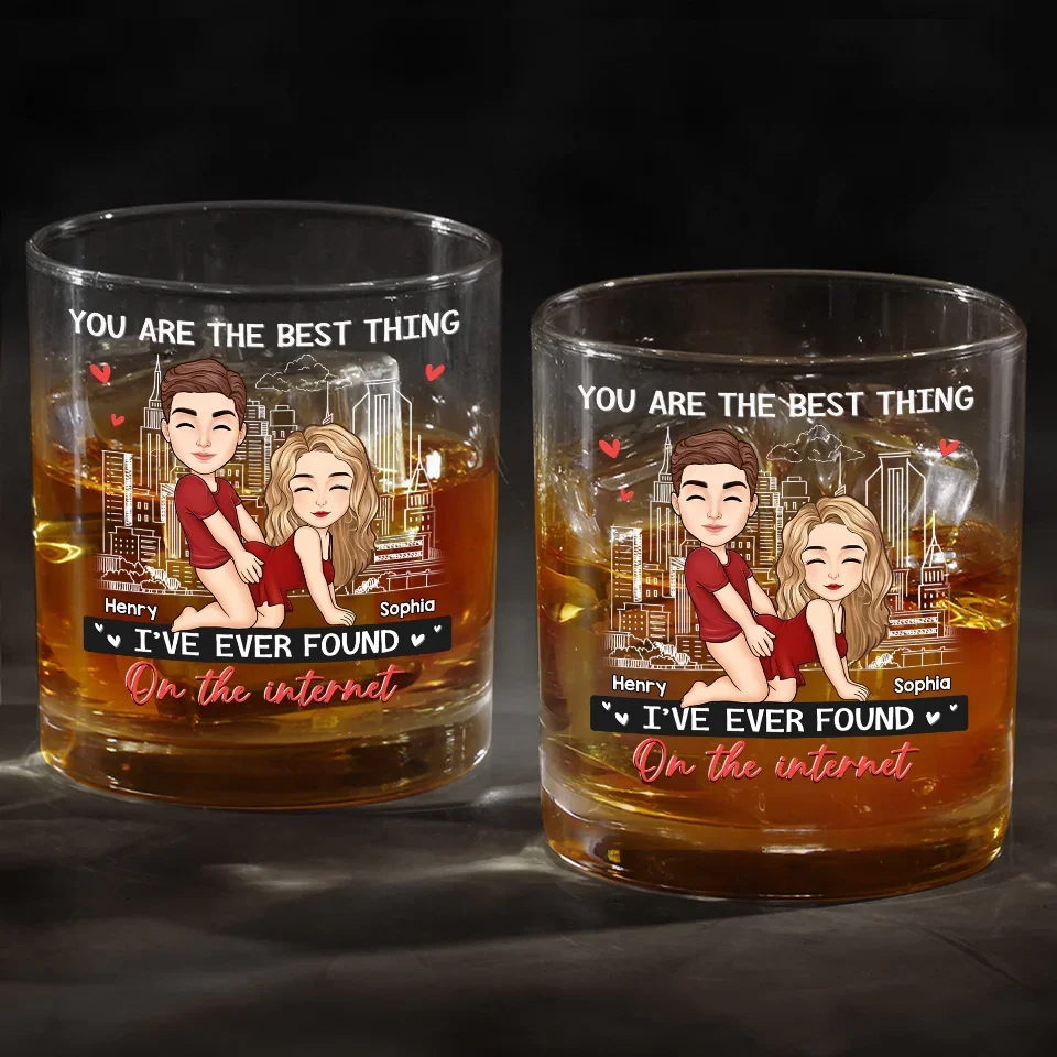Forever Is Better With You - Couple Personalized Custom Whiskey Glass - Gift For Husband Wife, Anniversary - Image 4