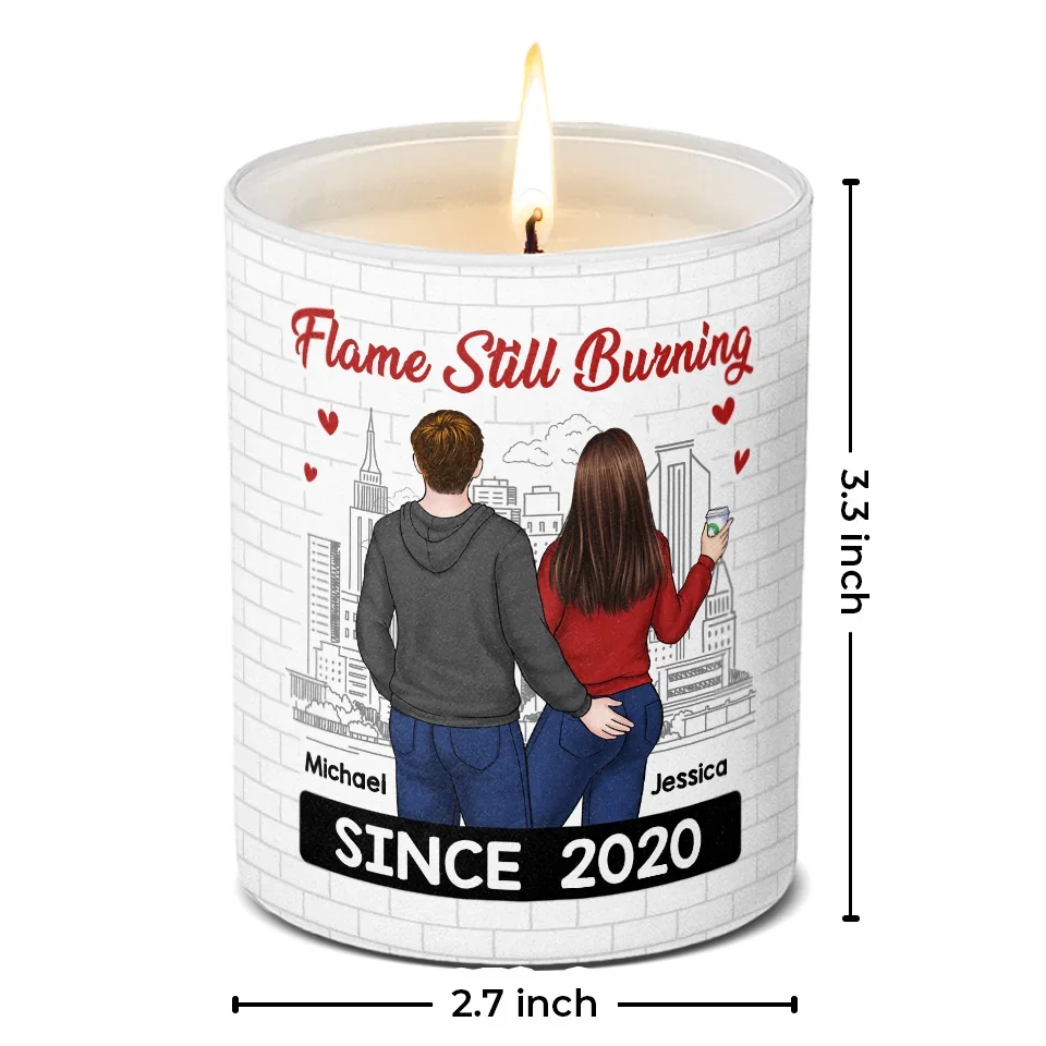 Forever Is The Plan - Couple Personalized Custom Smokeless Scented Candle - Christmas Gift For Husband Wife, Anniversary - Image 5