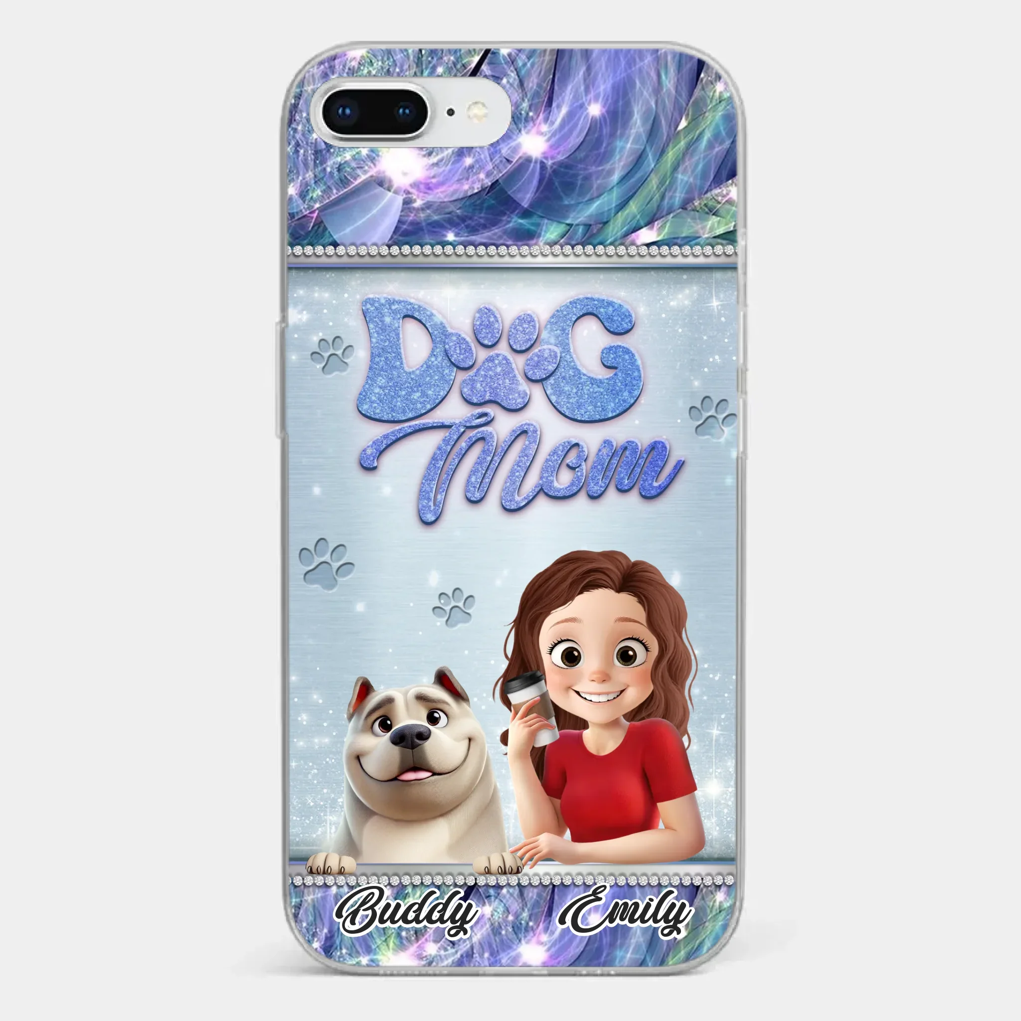 Forever My Best Friend - Dog Personalized Custom Clear Phone Case - Gift For Pet Owners, Pet Lovers - Image 5
