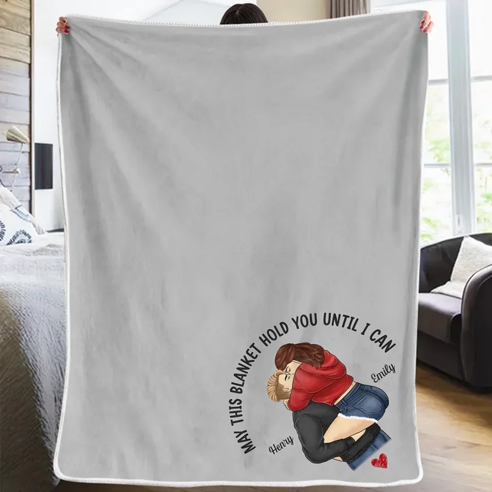 Forever Starts With Us - Couple Personalized Custom Blanket - Christmas Gift For Husband Wife, Anniversary, Long Distance Relationship - Image 4