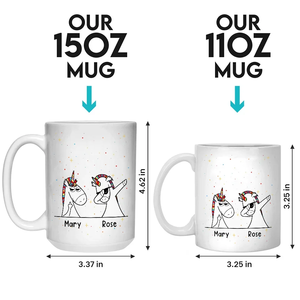 Forget Sugar And Spice - Friend Personalized Custom Mug - Christmas Gift For Best Friends, Sisters, Family Members, Coworkers - Image 5