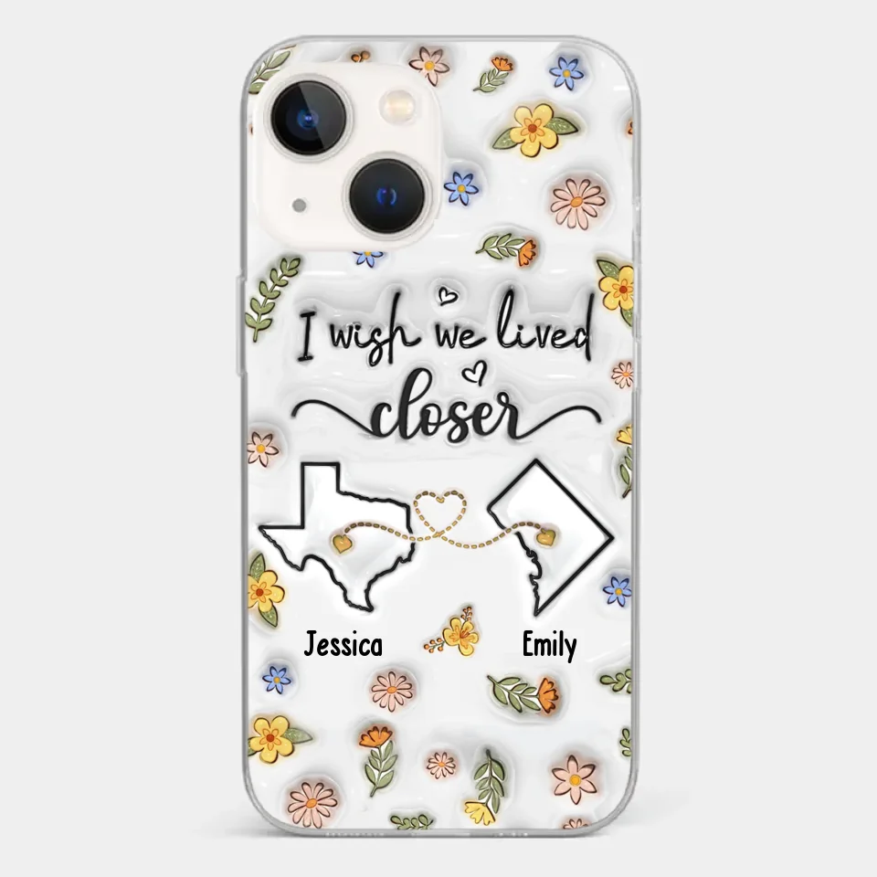 Friends Help You Shine And Catch You When You Fall - Bestie Personalized Custom 3D Inflated Effect Printed Clear Phone Case - Gift For Best Friends, BFF, Sisters - Image 13