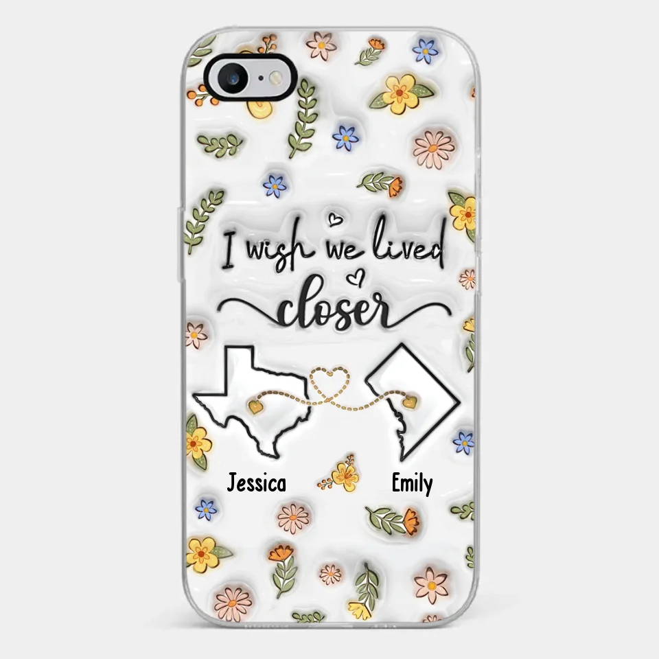 Friends Help You Shine And Catch You When You Fall - Bestie Personalized Custom 3D Inflated Effect Printed Clear Phone Case - Gift For Best Friends, BFF, Sisters - Image 23