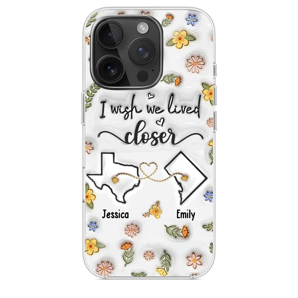 Friends Help You Shine And Catch You When You Fall - Bestie Personalized Custom 3D Inflated Effect Printed Clear Phone Case - Gift For Best Friends, BFF, Sisters - Image 30