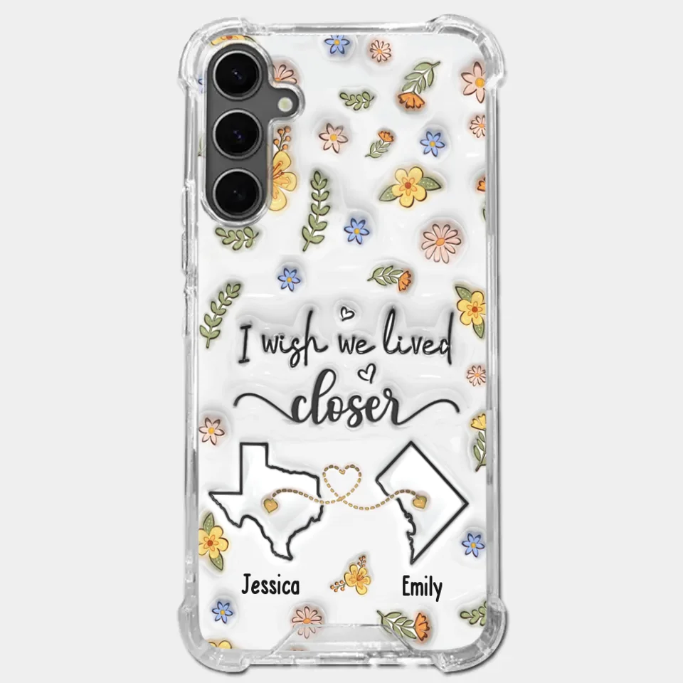 Friends Help You Shine And Catch You When You Fall - Bestie Personalized Custom 3D Inflated Effect Printed Clear Phone Case - Gift For Best Friends, BFF, Sisters - Image 35