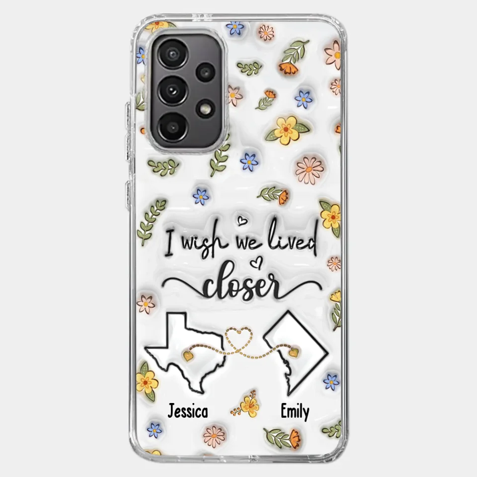 Friends Help You Shine And Catch You When You Fall - Bestie Personalized Custom 3D Inflated Effect Printed Clear Phone Case - Gift For Best Friends, BFF, Sisters - Image 36