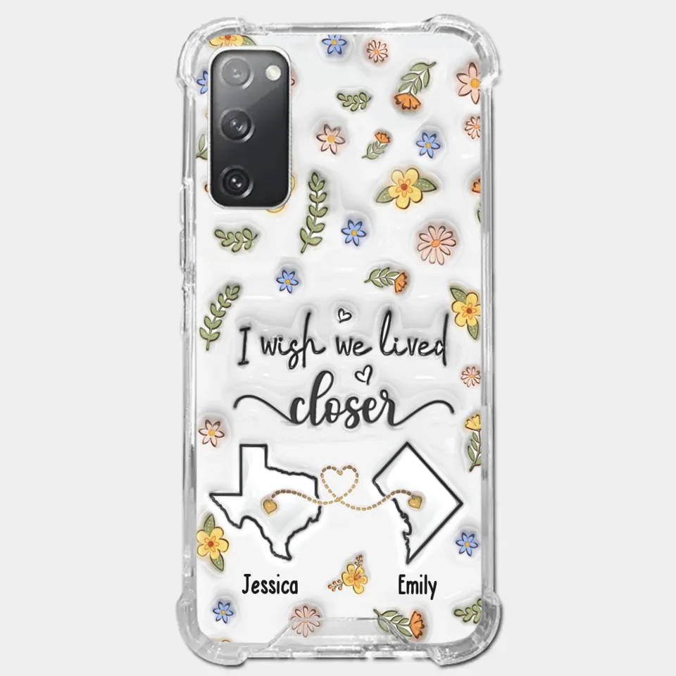 Friends Help You Shine And Catch You When You Fall - Bestie Personalized Custom 3D Inflated Effect Printed Clear Phone Case - Gift For Best Friends, BFF, Sisters - Image 37