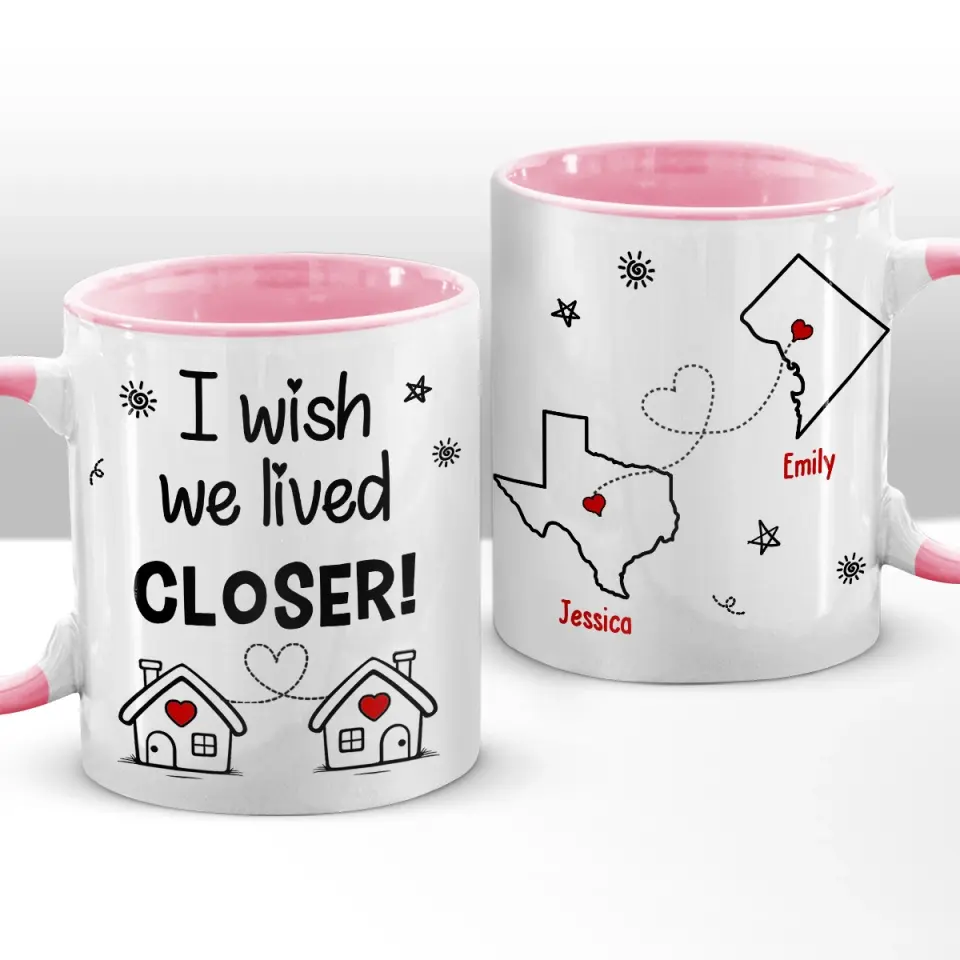 Friendship Is A Pretty Full-time Occupation - Bestie Personalized Custom Accent Mug - Gift For Best Friends, BFF, Sisters - Image 2