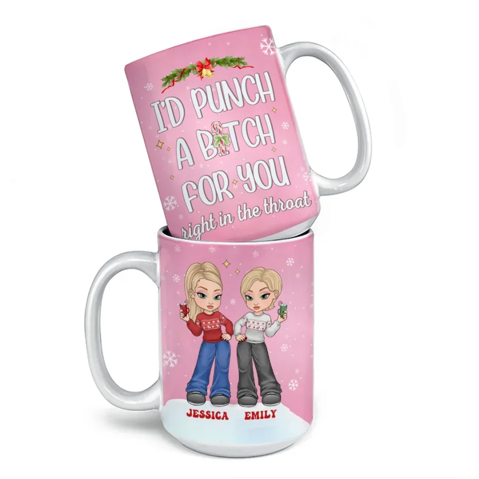 Friendship On Another Level - Bestie Personalized Custom Mug - Gift For Best Friends, BFF, Sisters - Image 4
