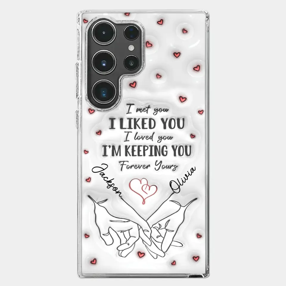 From Our First Kiss Till Our Last Breath - Couple Personalized Custom 3D Inflated Effect Printed Clear Phone Case - Gift For Husband Wife, Anniversary - Image 36