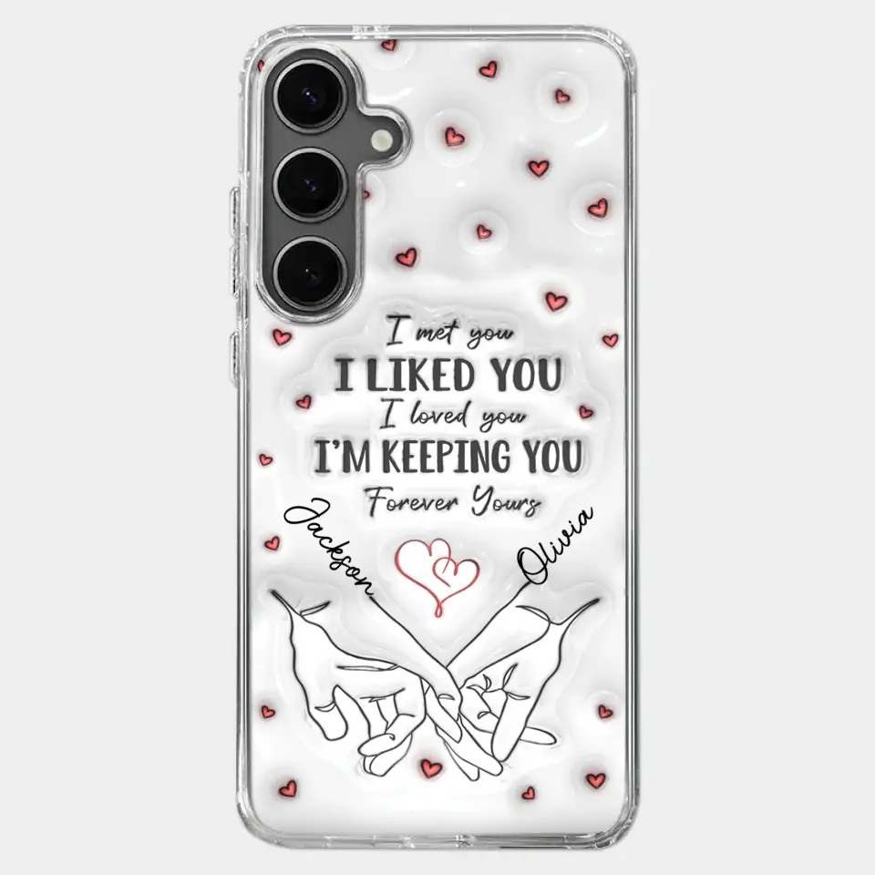 From Our First Kiss Till Our Last Breath - Couple Personalized Custom 3D Inflated Effect Printed Clear Phone Case - Gift For Husband Wife, Anniversary - Image 37
