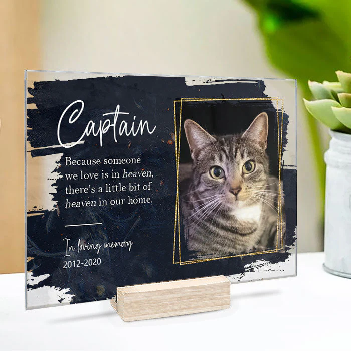Fur Babies Forever In My Heart - Upload Image, Personalized Acrylic Plaque - Image 2