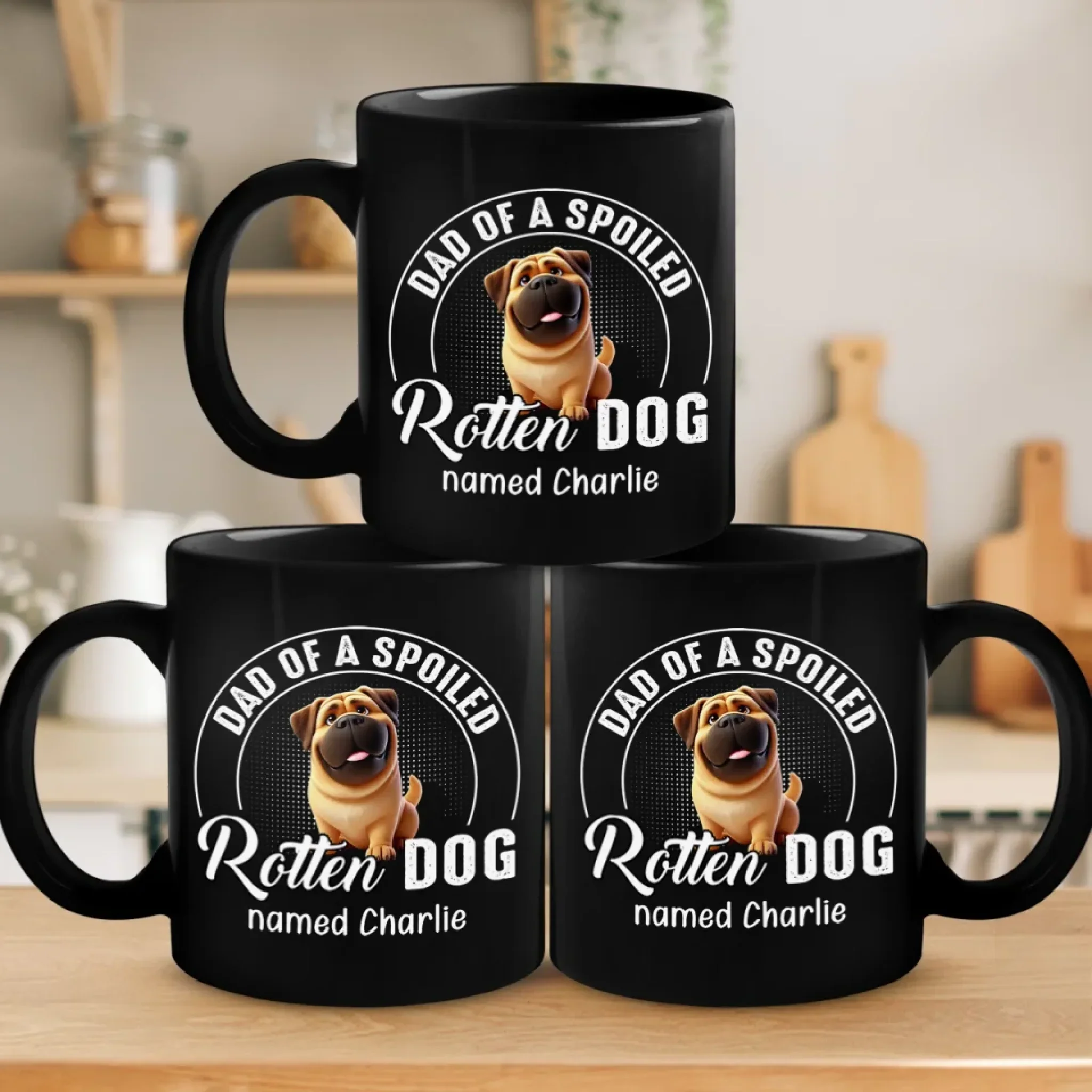 Fur, Chaos, And A Whole Lot Of Attitude - Dog & Cat Personalized Custom Black Mug - Gift For Pet Owners, Pet Lovers - Image 4