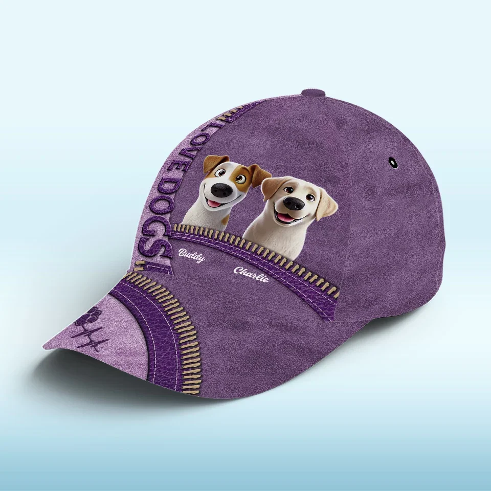 Fur Is Where You Find Unconditional Loyalty - Dog Personalized Custom Hat, All Over Print Classic Cap - Gift For Pet Owners, Pet Lovers - Image 3