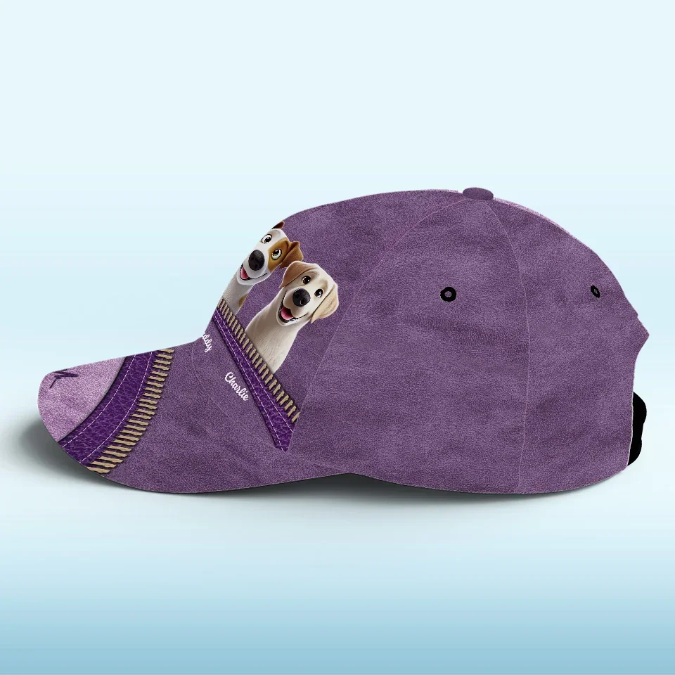 Fur Is Where You Find Unconditional Loyalty - Dog Personalized Custom Hat, All Over Print Classic Cap - Gift For Pet Owners, Pet Lovers - Image 5