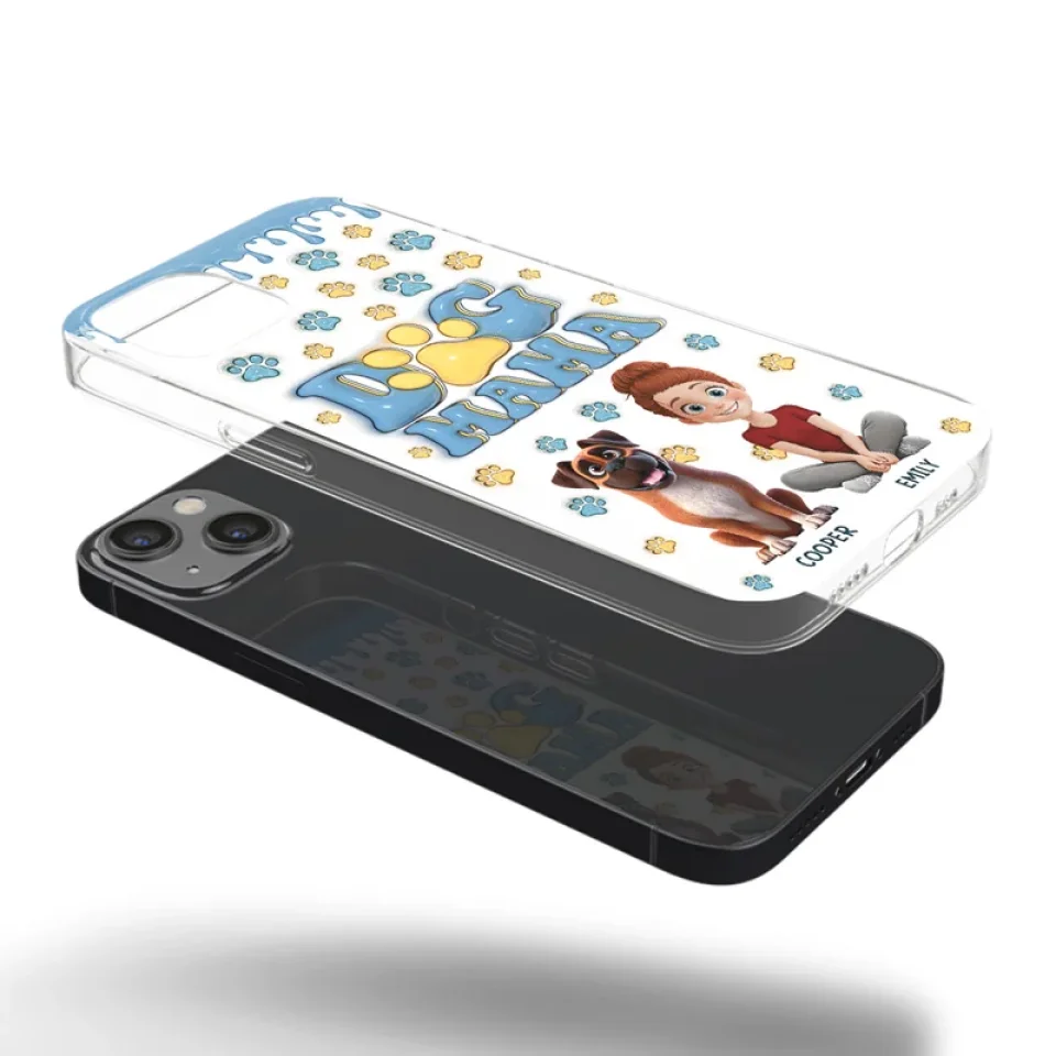 Fur Mom Vibes Only - Dog Personalized Custom Clear Phone Case - Gift For Pet Owners, Pet Lovers - Image 33