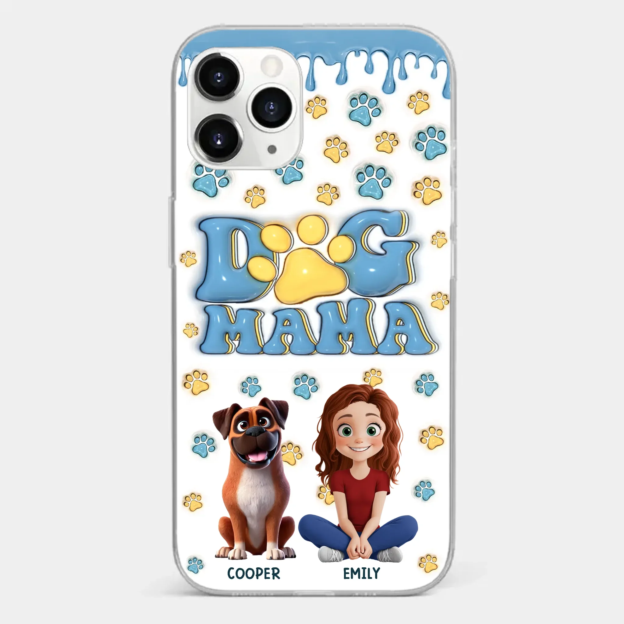 Fur Mom Vibes Only - Dog Personalized Custom Clear Phone Case - Gift For Pet Owners, Pet Lovers - Image 8
