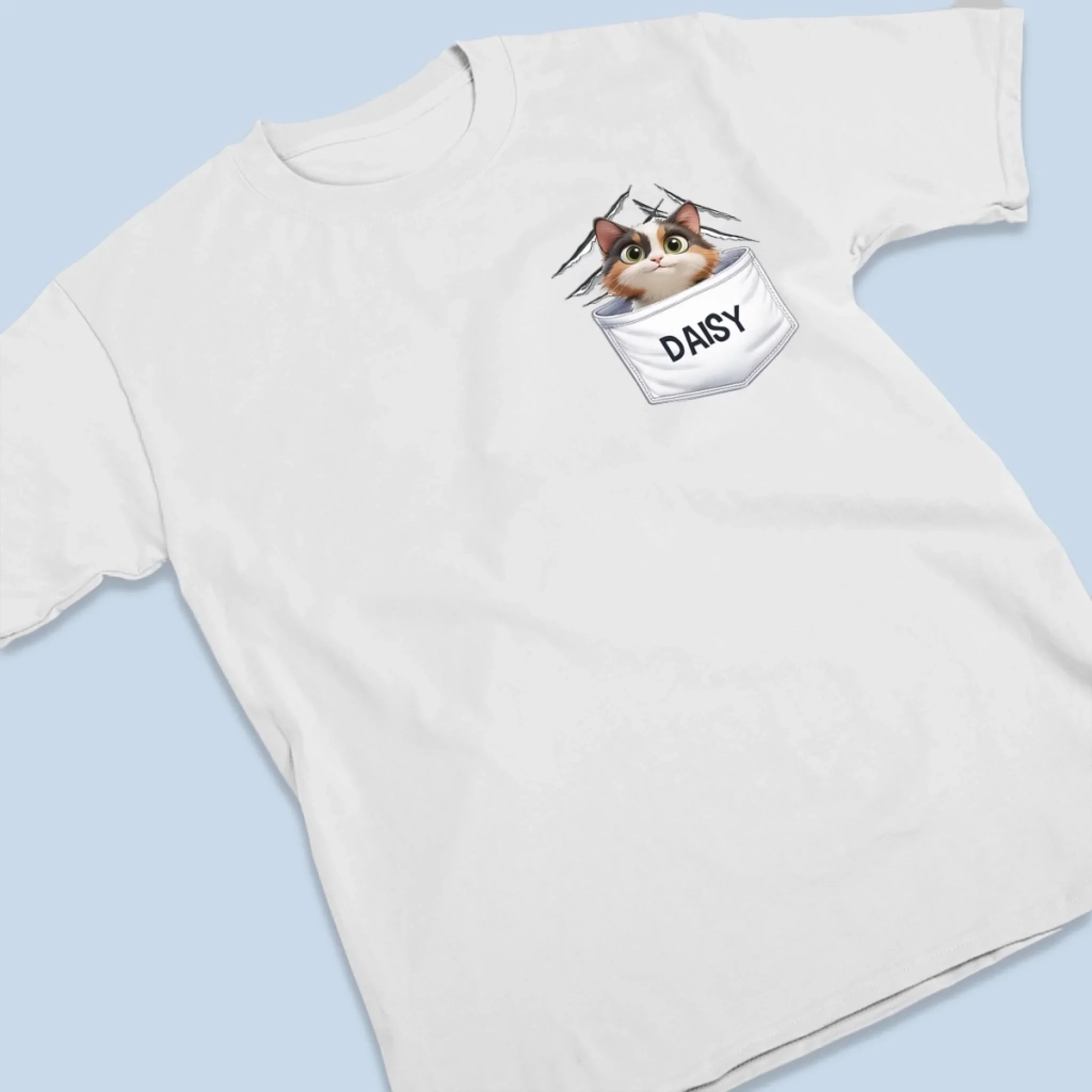 Furry Friend Inside - Cat Personalized Custom Unisex T-shirt, Hoodie, Sweatshirt - Gift For Pet Owners, Pet Lovers - Image 3