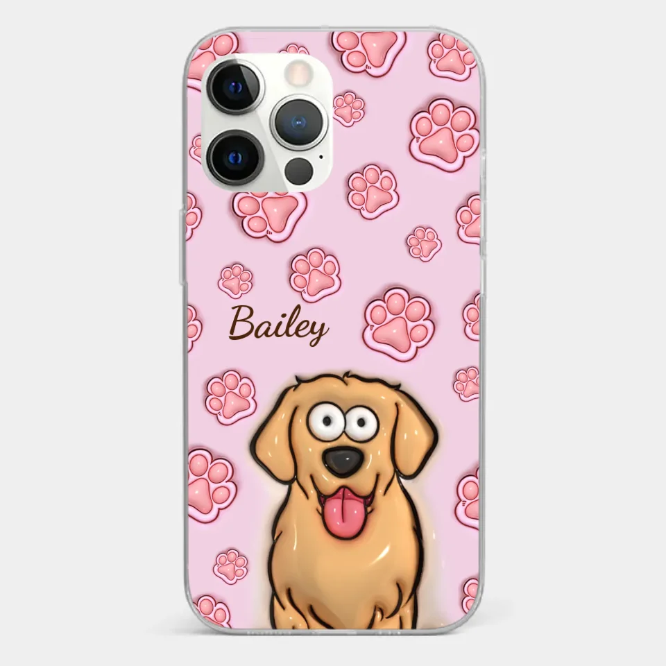 Furry Friends Are The Ultimate Healers - Dog & Cat Personalized Custom 3D Inflated Effect Printed Clear Phone Case - Gift For Pet Owners, Pet Lovers - Image 11