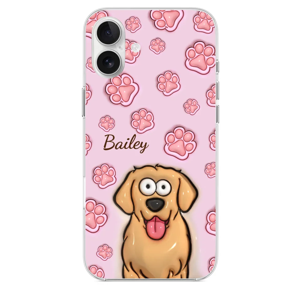 Furry Friends Are The Ultimate Healers - Dog & Cat Personalized Custom 3D Inflated Effect Printed Clear Phone Case - Gift For Pet Owners, Pet Lovers - Image 29