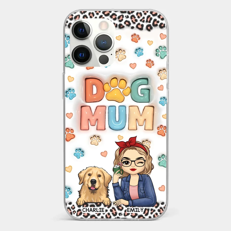 Furry Friends By My Side - Dog & Cat Personalized Custom 3D Inflated Effect Printed Clear Phone Case - Christmas Gift For Pet Owners, Pet Lovers - Image 15