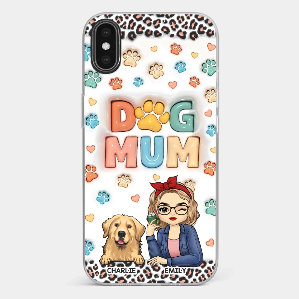 Furry Friends By My Side - Dog & Cat Personalized Custom 3D Inflated Effect Printed Clear Phone Case - Christmas Gift For Pet Owners, Pet Lovers - Image 27