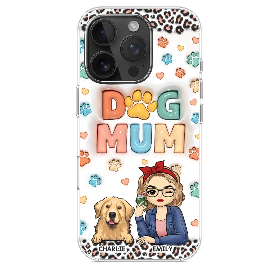 Furry Friends By My Side - Dog & Cat Personalized Custom 3D Inflated Effect Printed Clear Phone Case - Christmas Gift For Pet Owners, Pet Lovers - Image 30