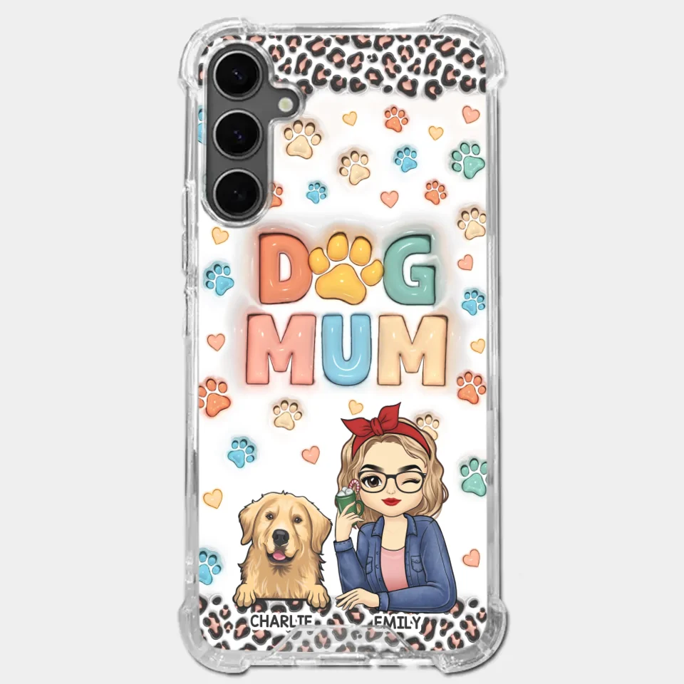 Furry Friends By My Side - Dog & Cat Personalized Custom 3D Inflated Effect Printed Clear Phone Case - Christmas Gift For Pet Owners, Pet Lovers - Image 35