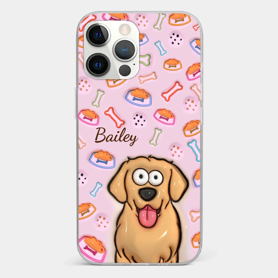 Furry Friends Don’t Just Heal Wounds, They Fill Hearts With Love - Dog Personalized Custom 3D Inflated Effect Printed Clear Phone Case - Gift For Pet Owners, Pet Lovers - Image 16