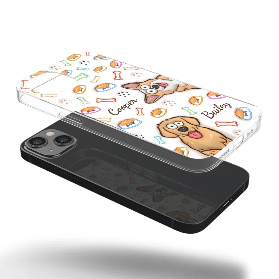 Furry Friends Don’t Just Heal Wounds, They Fill Hearts With Love - Dog Personalized Custom 3D Inflated Effect Printed Clear Phone Case - Gift For Pet Owners, Pet Lovers - Image 33