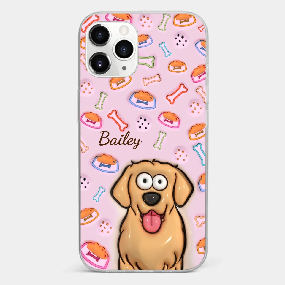 Furry Friends Don’t Just Heal Wounds, They Fill Hearts With Love - Dog Personalized Custom 3D Inflated Effect Printed Clear Phone Case - Gift For Pet Owners, Pet Lovers - Image 8