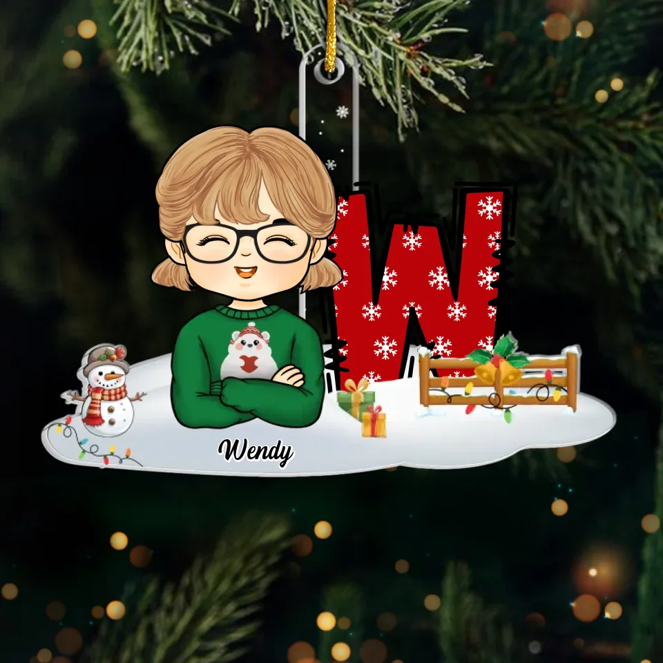 Go Out And Spread The Joy - Bestie Personalized Custom Ornament - Acrylic Custom Shaped - Christmas Gift For Kid - Image 2