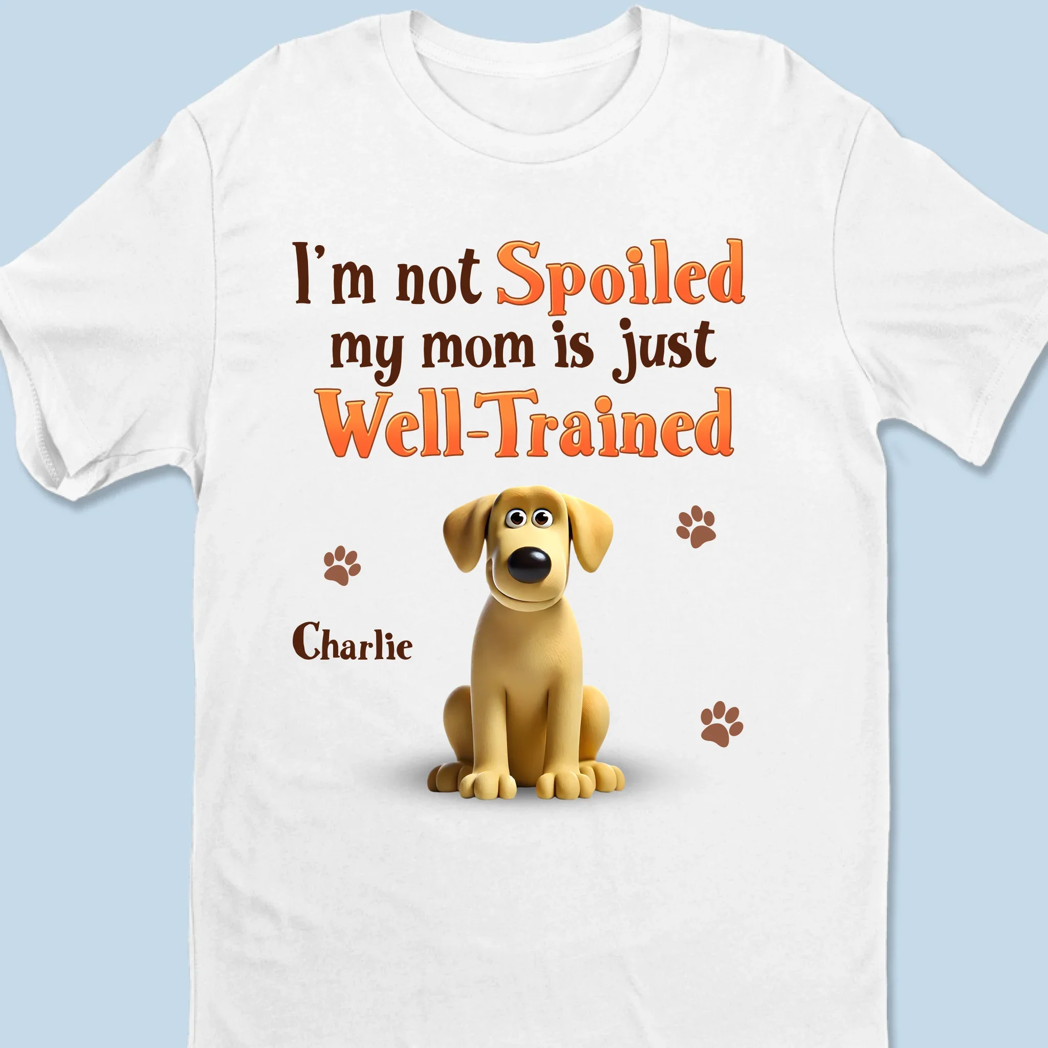 Good Pup, Better-Trained Mom - Dog Personalized Custom Unisex T-shirt, Premium T-shirt, Hoodie - Gift For Pet Owners, Pet Lovers - Image 6