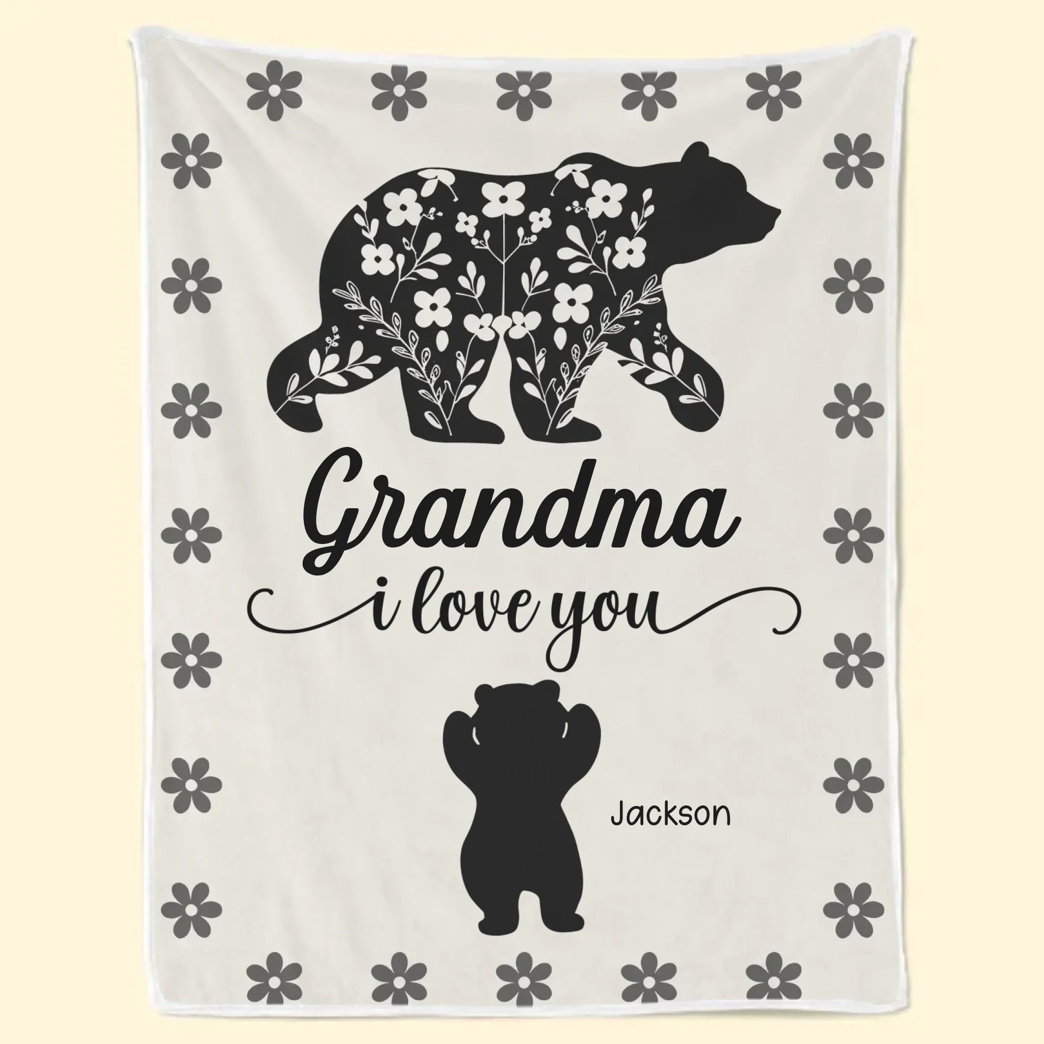 Grandma Fill Our Hearts With Love - Family Personalized Custom Blanket - Gift For Mom, Grandma - Image 6