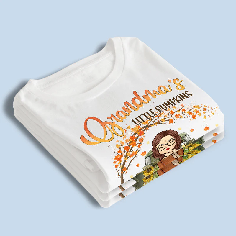 Grandma Knows Everything - Family Personalized Custom Unisex T-shirt, Hoodie, Sweatshirt - Autumn Fall Gift For Grandma - Image 3