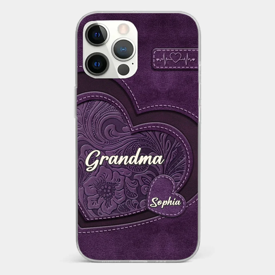 Grandma, Your Love Has Shaped Me In Lasting Ways - Family Personalized Custom Clear Phone Case - Gift For Mom, Grandma - Image 16